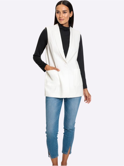 Gilet Blazer Coupe Droite - Taille Standard - helline - Kiabi