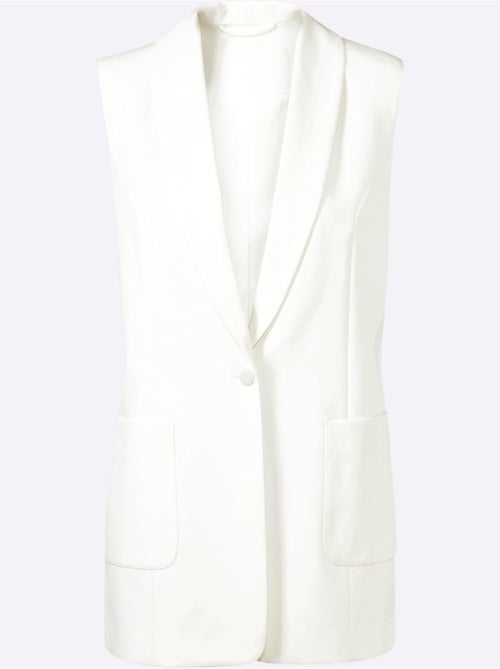 Gilet Blazer Coupe Droite - Taille Standard - helline - Kiabi
