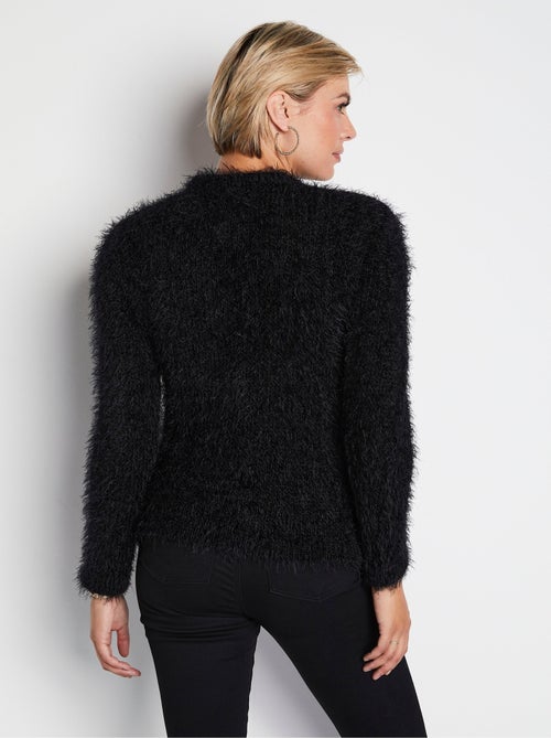 Gilet boléro court maille effet poilu - Afibel - Kiabi