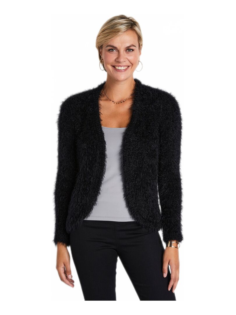 Gilet noir shops femme court