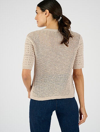 Gilet-boléro jeu de maille - Damart