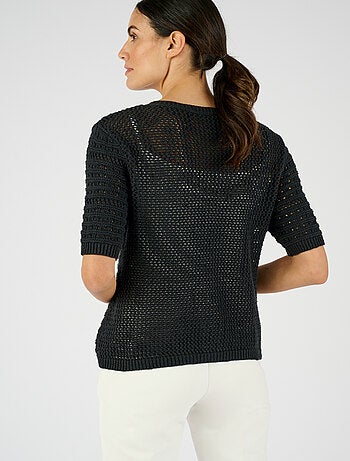 Gilet-boléro jeu de maille - Damart