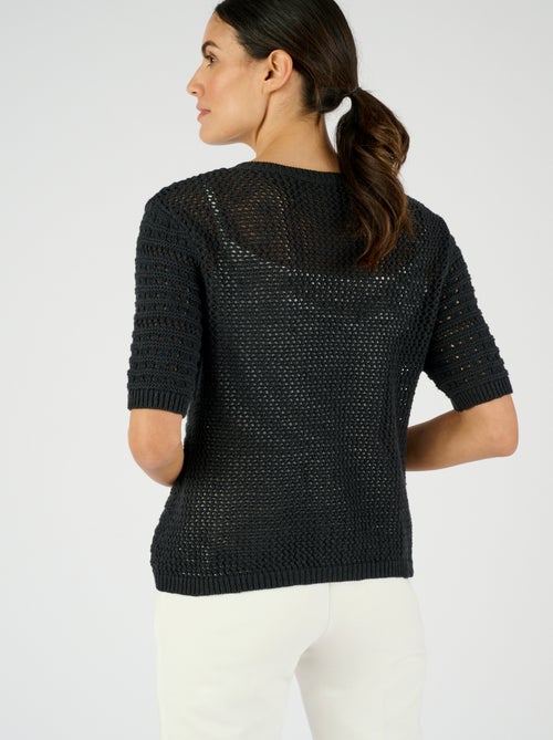 Gilet-boléro jeu de maille - Damart - Kiabi