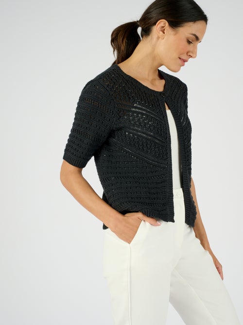 Gilet-boléro jeu de maille - Damart - Kiabi