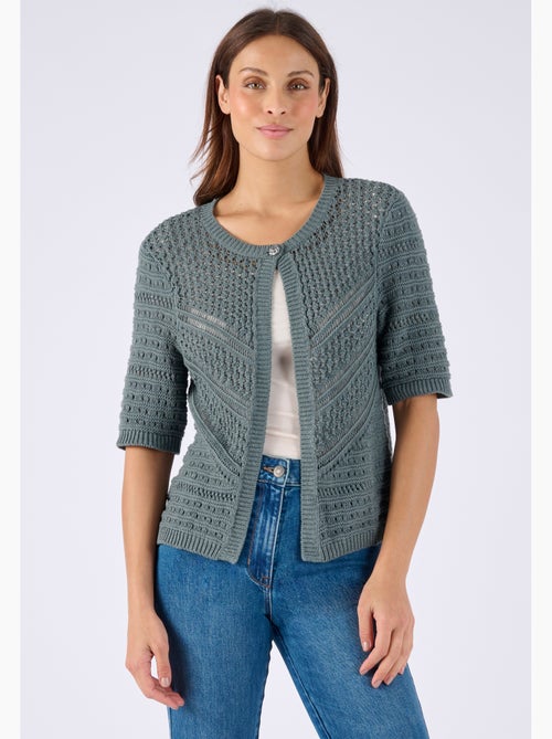 Gilet-boléro jeu de maille - damart - Kiabi Gilet-boléro jeu de maille - damart - Kiabi