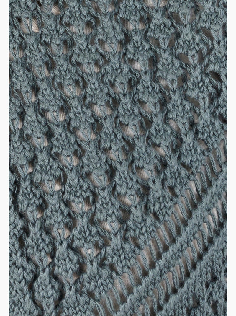 Gilet-boléro jeu de maille - damart Vert - Kiabi