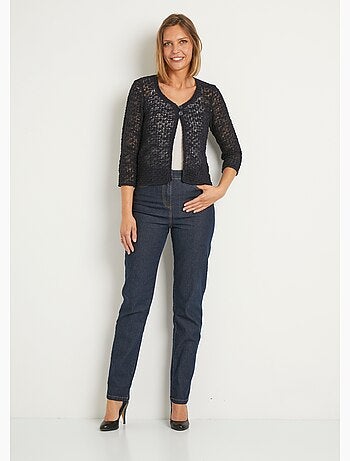 Gilet boléro maille fantaisie - AFIBEL