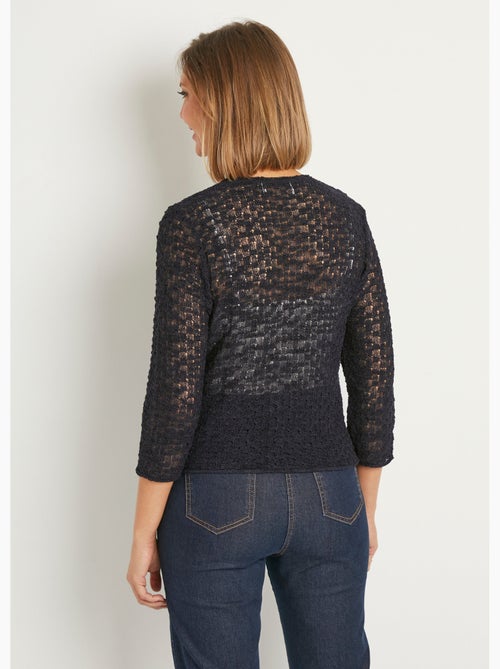 Gilet boléro maille fantaisie - AFIBEL - Kiabi