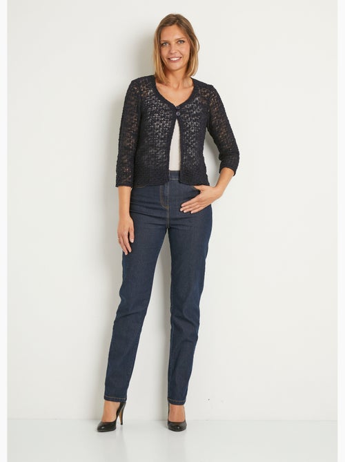 Gilet boléro maille fantaisie - AFIBEL - Kiabi