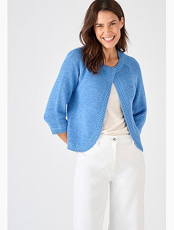 Gilet-boléro maille ruban - Damart