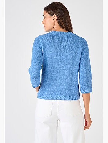 Gilet-boléro maille ruban - Damart