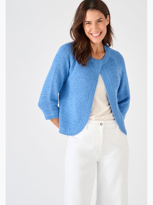 Gilet-boléro maille ruban - Damart - Kiabi