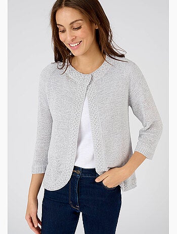 Gilet-boléro maille ruban - Damart