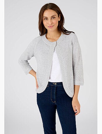Gilet-boléro maille ruban - Damart