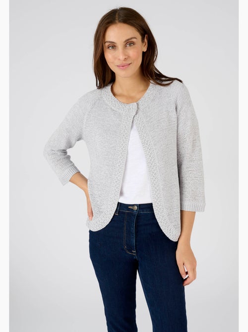 Gilet-boléro maille ruban - Damart - Kiabi