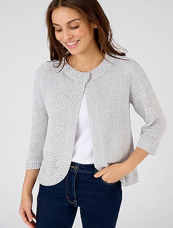 Gilet-boléro maille ruban - Damart