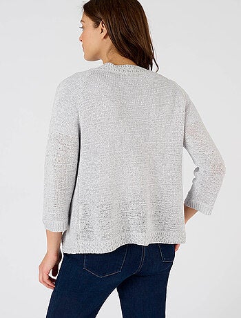 Gilet-boléro maille ruban - Damart