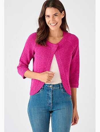 Gilet-boléro maille ruban - Damart