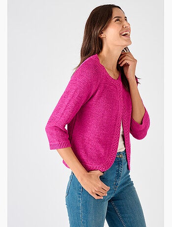 Gilet-boléro maille ruban - Damart