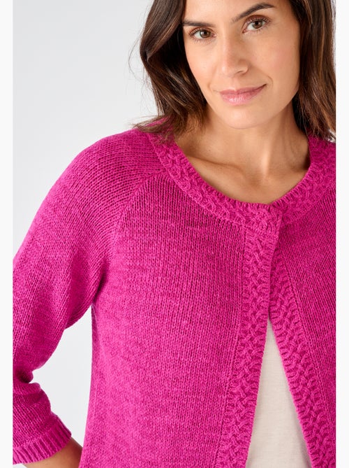Gilet-boléro maille ruban - Damart - Kiabi