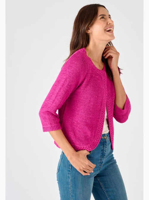 Gilet-boléro maille ruban - Damart - Kiabi