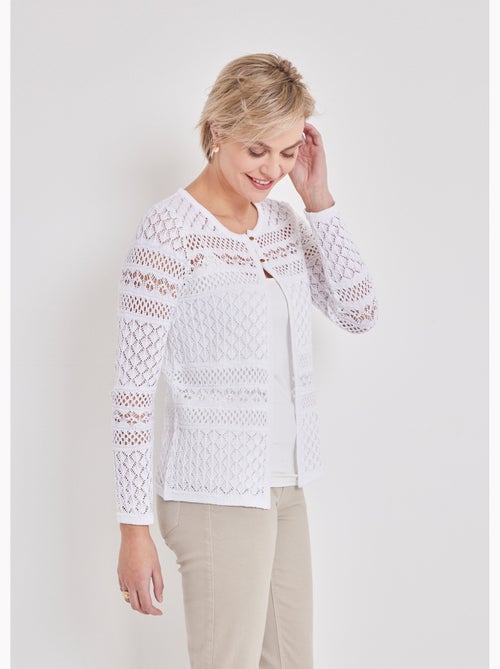 Gilet boléro manches longues - Afibel - Kiabi