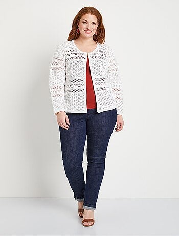 Gilet boléro manches longues