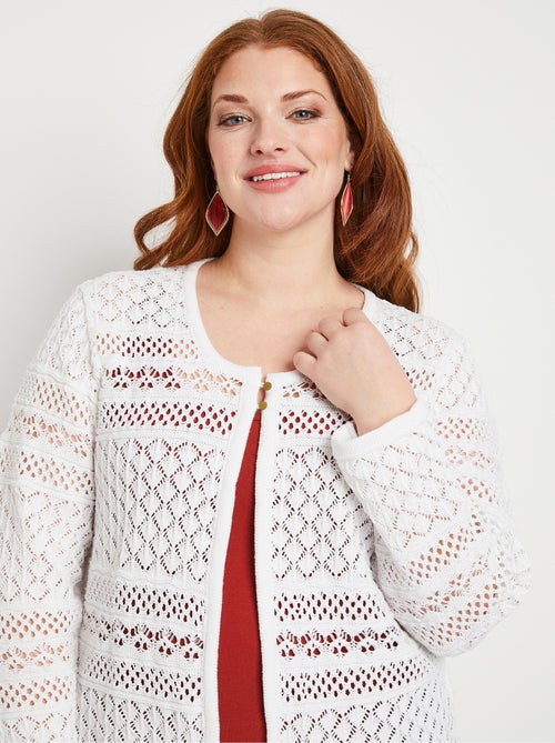 Gilet boléro manches longues - Kiabi