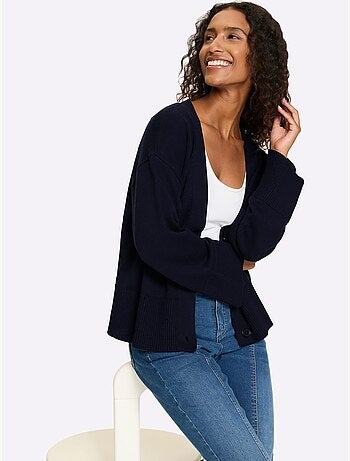 Gilet Bords-côtes Tendance - Taille Standard - Helline
