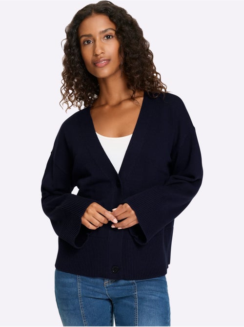 Gilet Bords-côtes Tendance - Taille Standard - helline - Kiabi