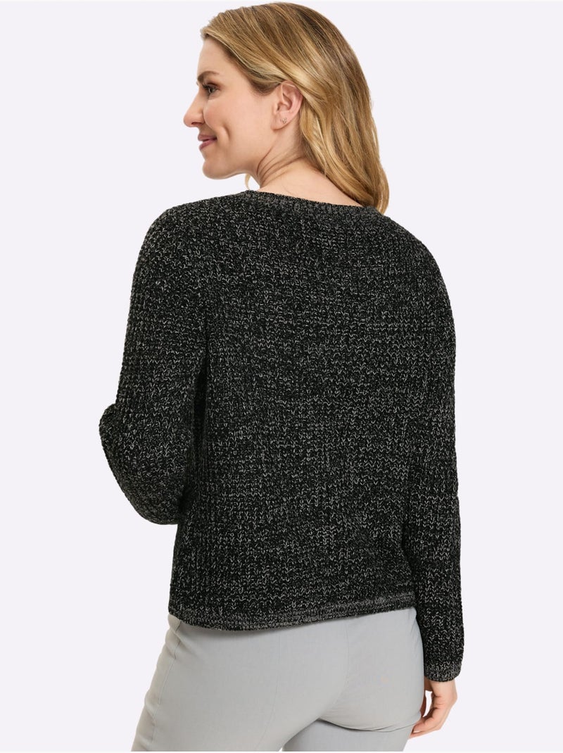 Gilet boucle décorative - taille standard - moda vilona Noir Gris - Kiabi