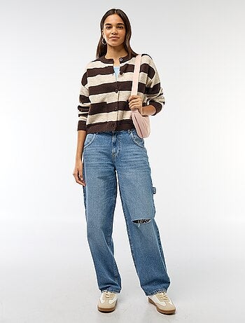 Gilet boutonné avec 2 poches plaquées