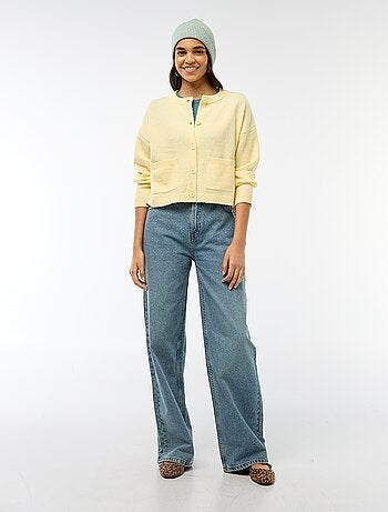 Gilet boutonné avec 2 poches plaquées