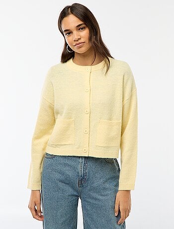 Gilet boutonné avec 2 poches plaquées