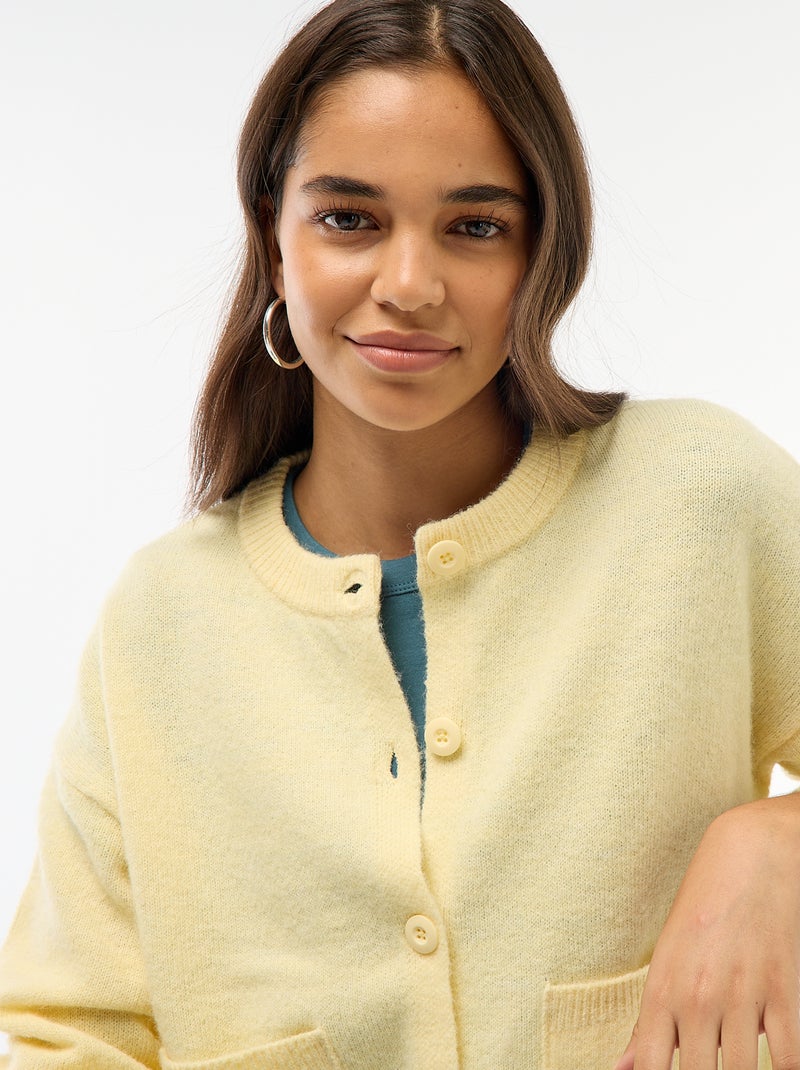 Pyjama boutonné demi manche – short Primark Jaune citron  - Grâce à vous
