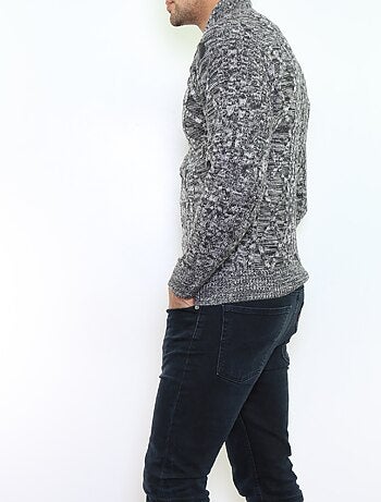 Gilet boutonné en maille