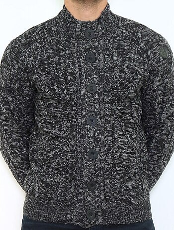 Gilet boutonné en maille
