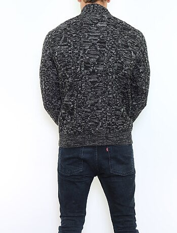 Gilet boutonné en maille