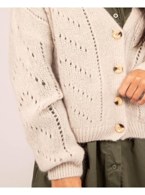 Gilet boutonné KAELLE - Kiabi