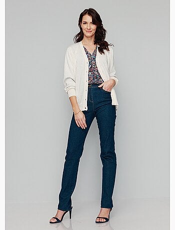 Gilet boutonné laine mérinos