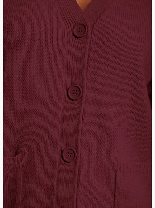 Gilet boutonné maille épaisse - Afibel - Kiabi