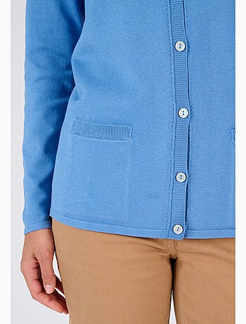 Gilet boutonné manches longues - Damart