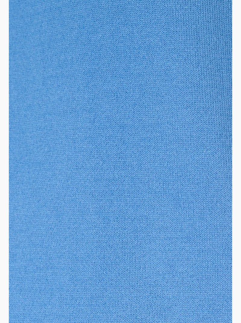 Gilet boutonné manches longues - Damart Bleu clair - Kiabi