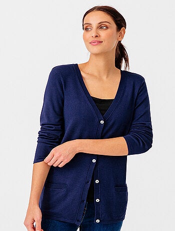 Gilet boutonné manches longues - Damart