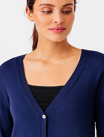 Gilet boutonné manches longues - Damart