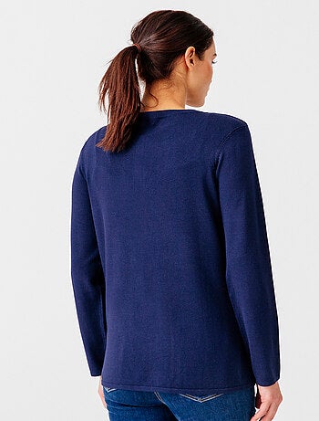 Gilet boutonné manches longues - Damart