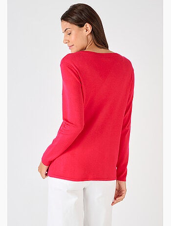 Gilet boutonné manches longues - Damart