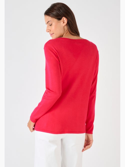 Gilet boutonné manches longues - Damart - Kiabi
