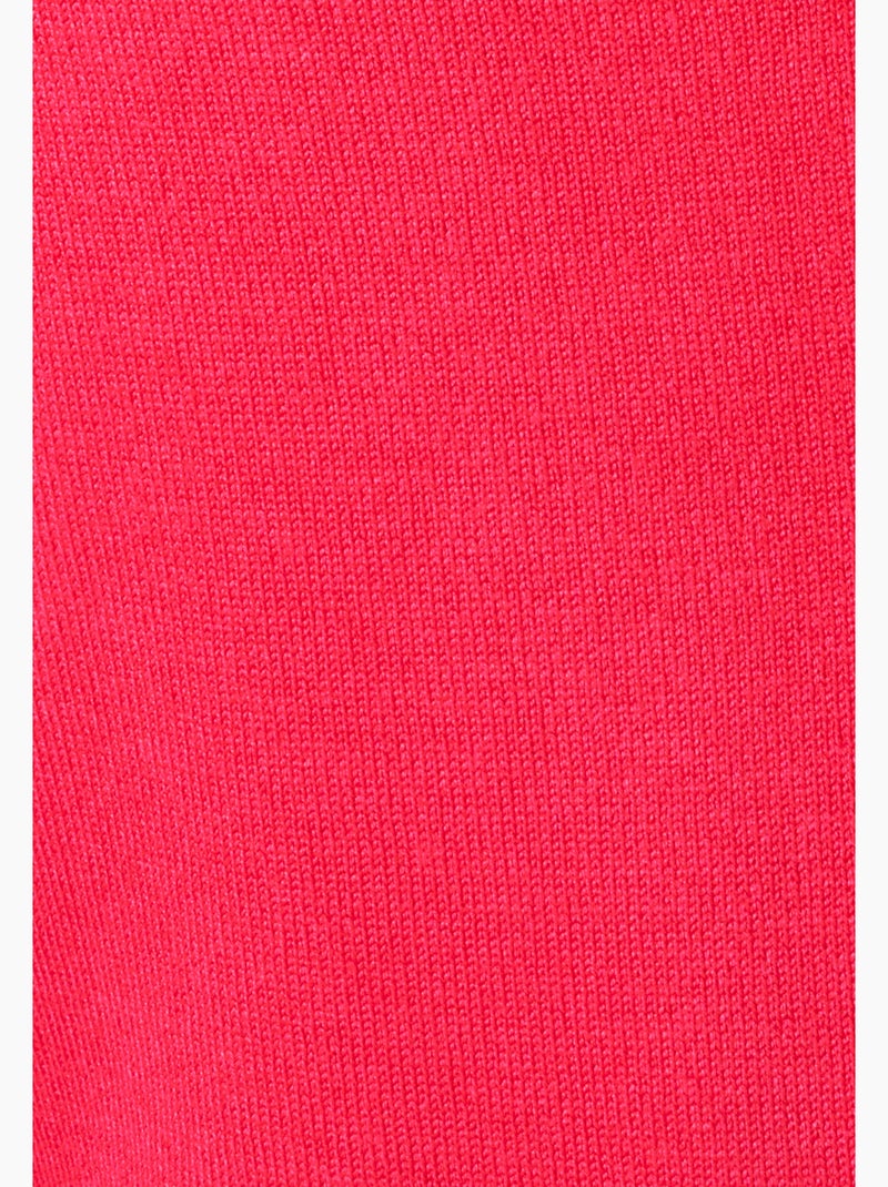 Gilet boutonné manches longues - Damart Cerise - Kiabi
