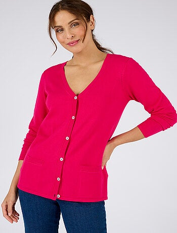 Gilet boutonné manches longues - Damart